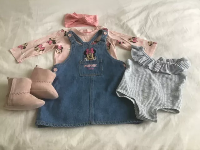 Baby Girl Clothes Bundle 3-6 Months - Disney, Next, H&M