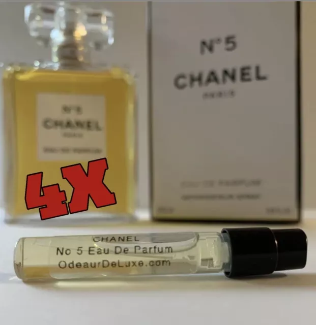 CHANEL NO 5 Eau De Parfum 1.5ML Travel Size Sample Size AUTHENTIC LUXURY  PERFUME $8.99 - PicClick