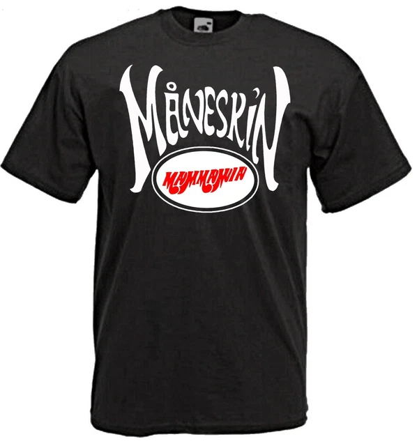 T-shirt maglietta Maneskin mamma mia musica rock