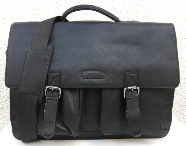 Leabags Aktentasche Schultasche Lehrertasche Umhängetasche Leder-Tasche T12!