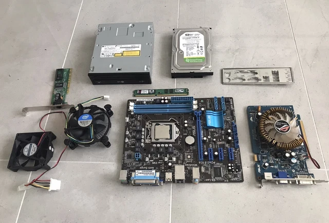 VINTAGE 2009 INTEL G620 CPU ASUS Motherboard And Parts Lot EUR 21,84 ...