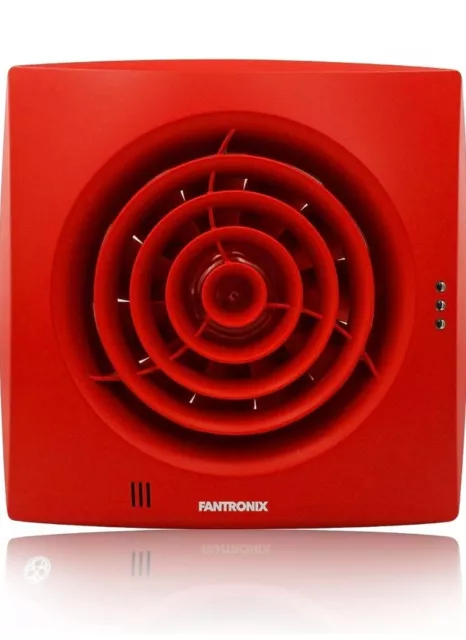 100mm Timer Environment friendly Red Quiet Powerful Bathroom Extractor Fan 4