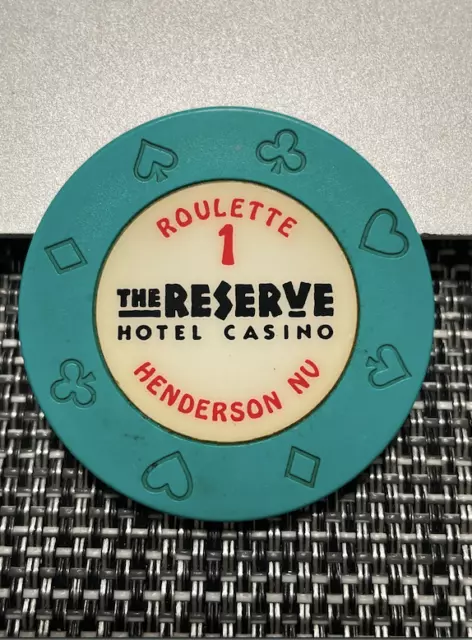 The Reserve Hotel Casino Chip Poker Chip Henderson Gambling Roulette Table #1