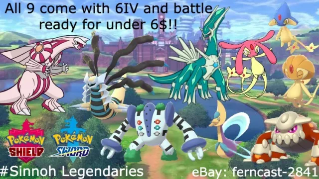 6IV ALL SHINY (+ REGS) ULTRA BEASTS BATTLE READY EV'D Pokemon Sword Shield  HOME