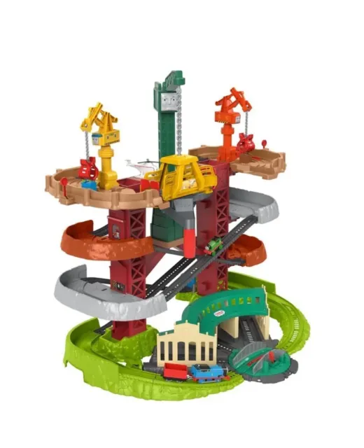 Fisher Price Thomas and Friends: Trains and Cranes Super Tower Track Set T6JHA45