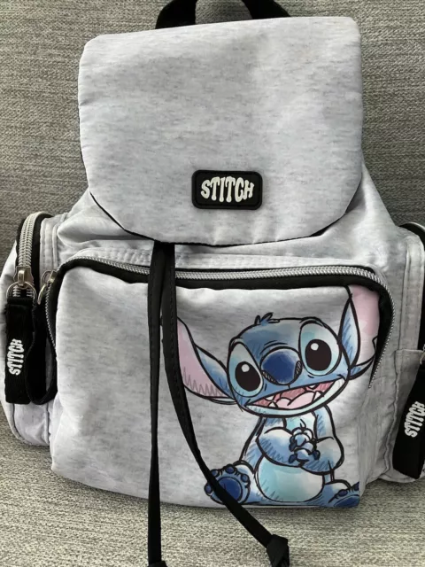 Stitch  Grey/Multi Coloured-  Backpack/Rucksack - One Size - Used Once GC 😊