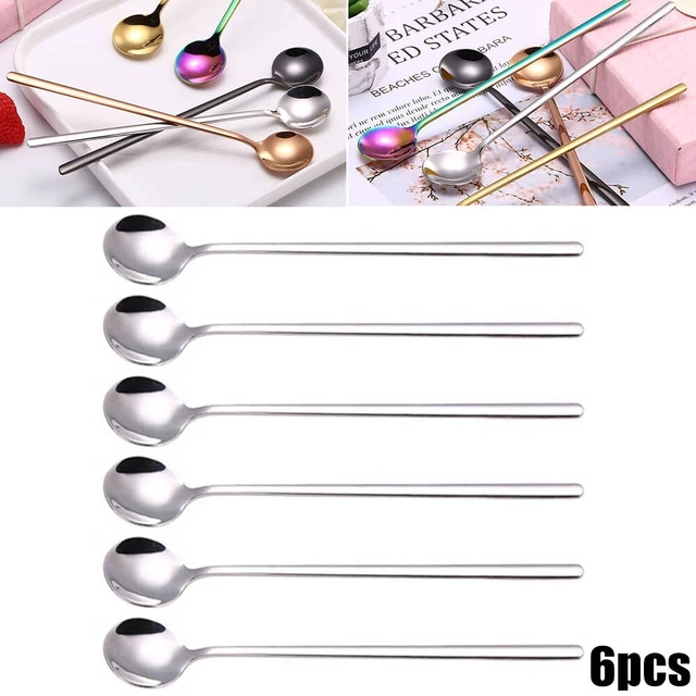 Herramienta duradera útil cuchara accesorios postre té profesional paquete de 6