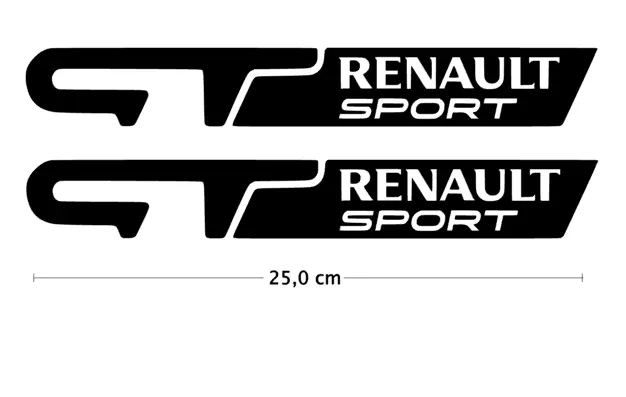 2X RENAULT SPORT GT Auto Aufkleber schwarz / hochwertige Oracal Folie! EUR  7,99 - PicClick IT