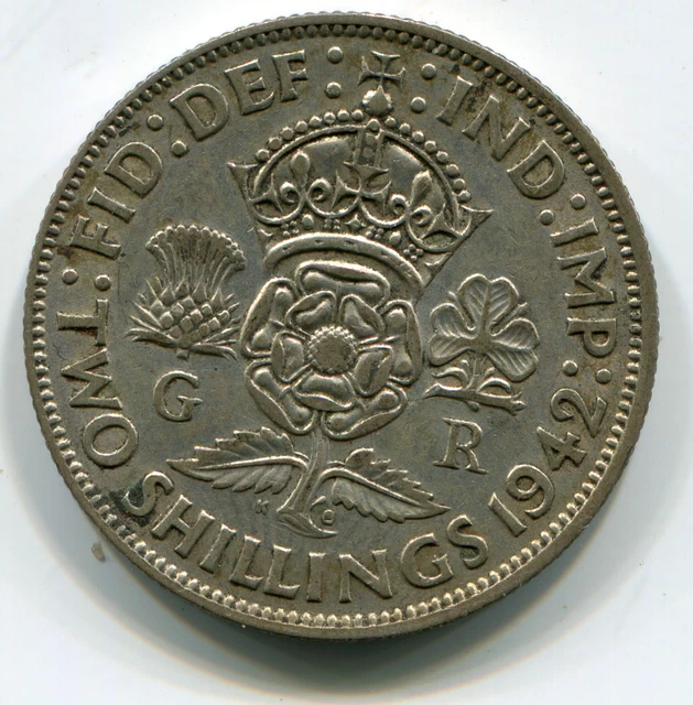 UK Florin  1942  lotsep6621