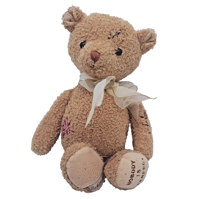 BUKOWSKI NOBODY'S PERFECT Teddy Bear brown Swedish toy Collectable