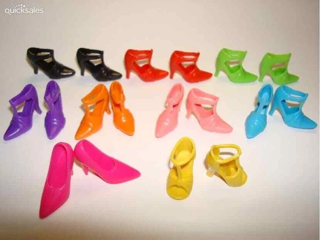 Barbie Doll sized Cloth/Accessory@ONE Dress +A Pair Shoes@Popular+BEST GIRL Gift 2