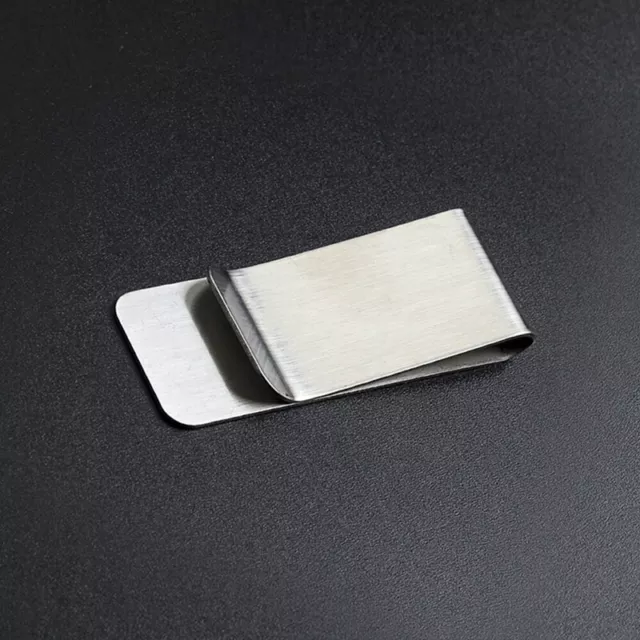 Clip per soldi in metallo acciaio inox moda dollaro semplice porta morsetto per contanti balena * jy