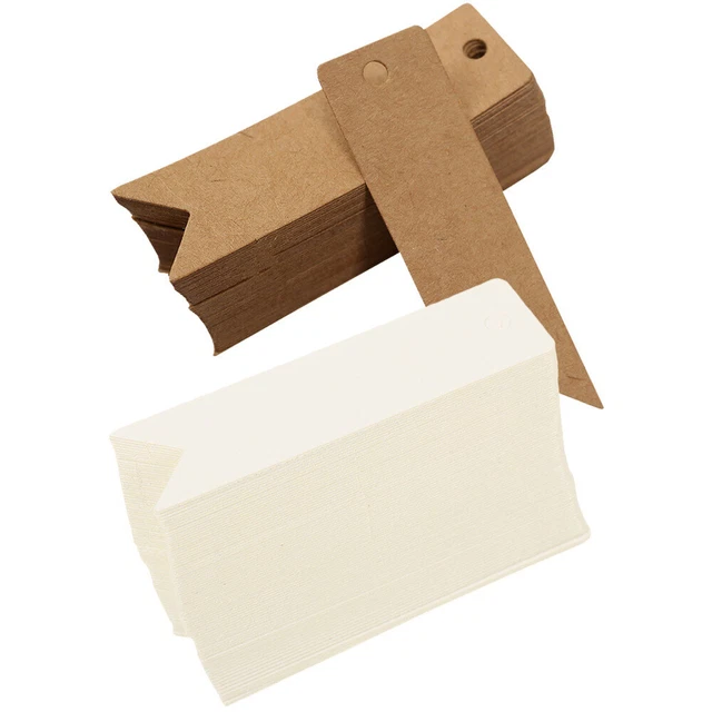 200 Pcs Étiquettes Cadeaux Flashcards Vierges Étiquettes Vierges Étiqueter