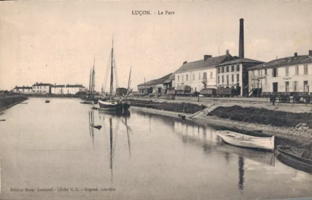 Cpa/Dep 85/Lucon Le Port