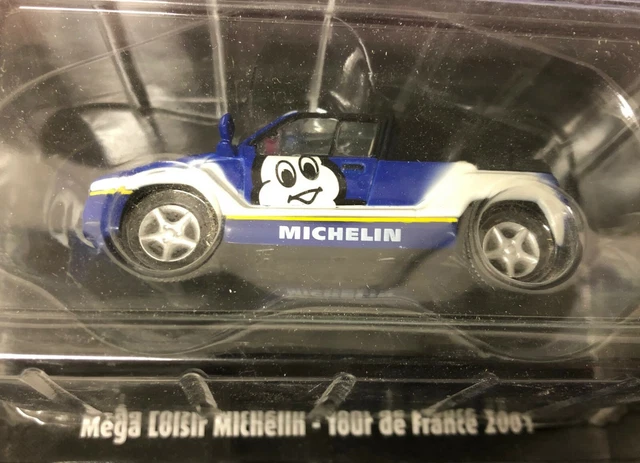 Mega Loisir et moto roue Michelin Norev Modelauto 1:43 2001 880011