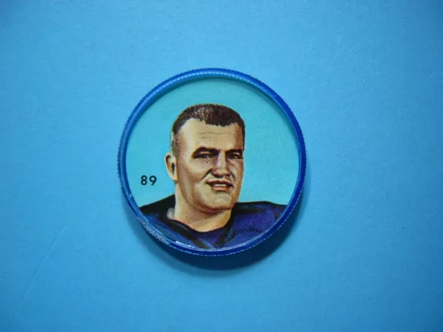 1963 Nalley's Humpty Dumpty Plastic Cfl Football Coin #89 Cornel Piper Sharp!!