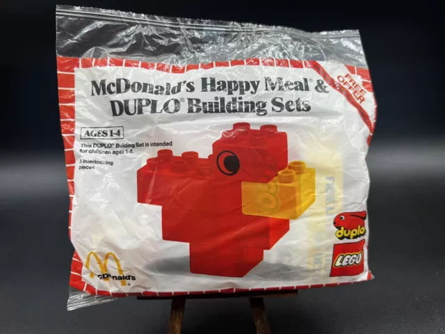 McDonald’s Vintage Lego Duplo Building Set Happy Meal Bird 1983 Sealed