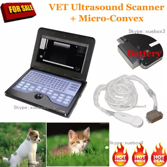 Vet Veterinary Ultrasound Scanner 5.0Mhz Micro Convex Probe For Small Animals,CE