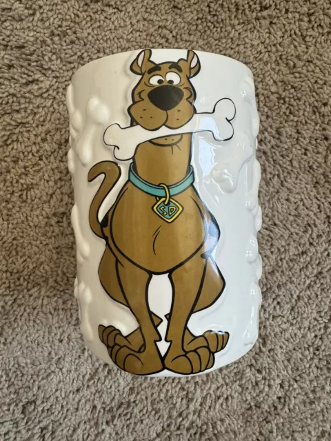 VTG Scooby-Doo 1999 Hanna-Barbera White Bone Cookie Jar Dog Treat