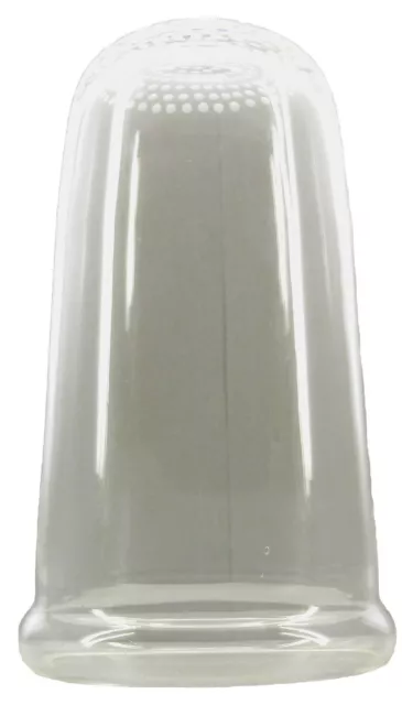 Fingerhut in Übergröße aus Kristallglas, mit handgeschliffenen Dekor oben-AE 567