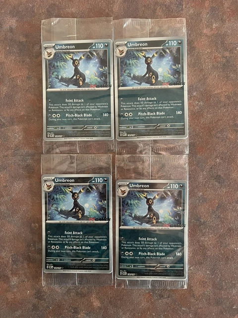 Umbreon & Espeon 130/197 Sealed Promo - Obsidian Flames Europe Exclusive Reverse Holo