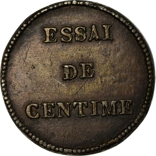 [#488427] Monnaie, France, Napoleon I, Centime, ESSAI, TTB, Étain bronzé 2