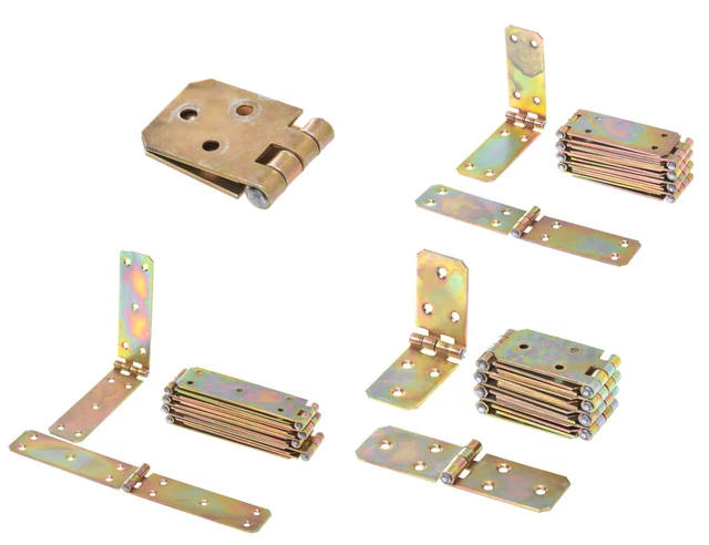Set 10 Pièces Kistenband 30mm Charnières de Boîte Bande Table Charnière Roulés