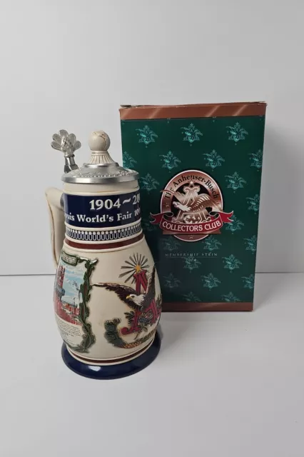 2004 Anheuser Busch Club Stein 100th Anniversary St. Louis World’s Fair CB28