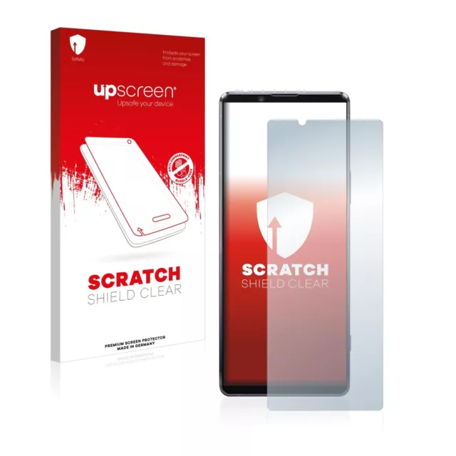 upscreen Schutz Folie für Sony Xperia 1 II Kratzfest Anti Fingerprint Klar