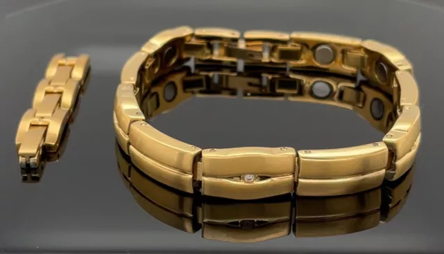 Schmuckjagd Armband Edelstahl Ip-Gelbvergoldet Mit Swarovski Kristall