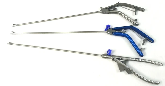 Addler Laparoscopic Needle Holder 5Mmx330Mm  Surgical Instruments Set Of 3