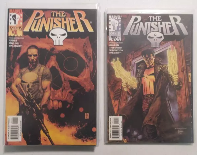 The Punisher Vol. 4 #1-4 (1998) & Vol. 5 #1-12 (2000) Complete Run w/ Variant