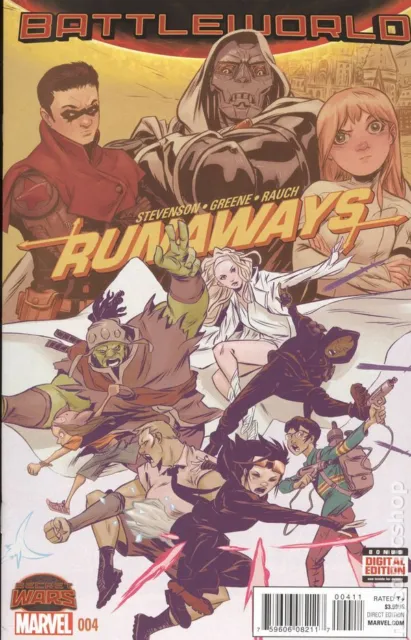 Runaways #4 FN 2015 Stock Image
