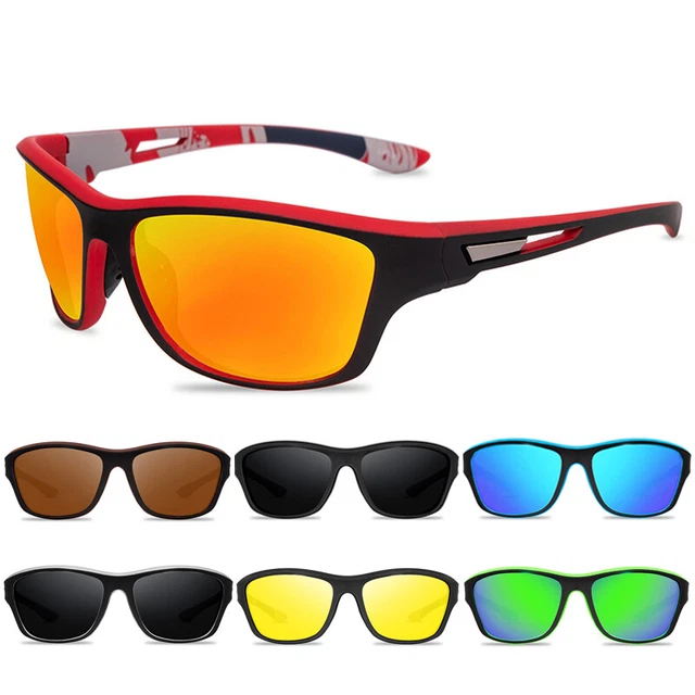 Generic Lunettes De Cyclisme Homme Et Femme Polarisées,Convient Lunette Velo,aux Lunettes De Sport, Aux Lunettes De Course à Pied,Avec 4 Lentilles Anti-UV400 ,TR90 Cadre Incassable