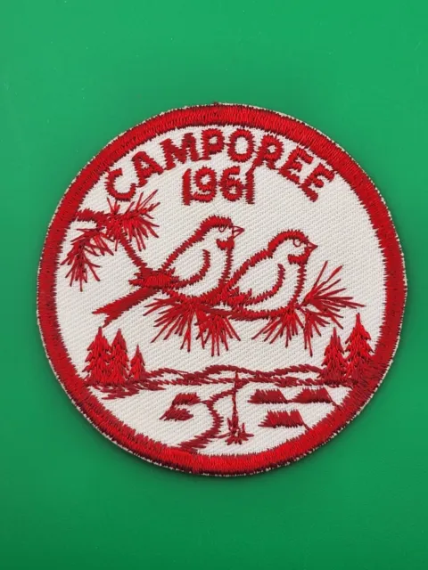 Camporee 1961 2 Birds On A Branch Patch BSA Boy Scouts Of America NEW