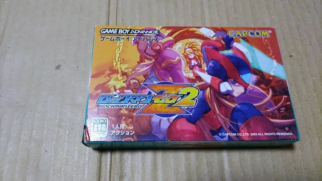 Nintendo Game Boy Advance GBA Rockman Zero 2 Megaman w/Box & Manual JP
