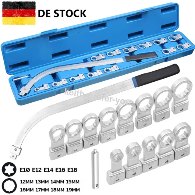 Spannrollenschlüssel Spann-Schlüssel Satz Set KFZ Vielzahn SW Zoll Torx E-Profil