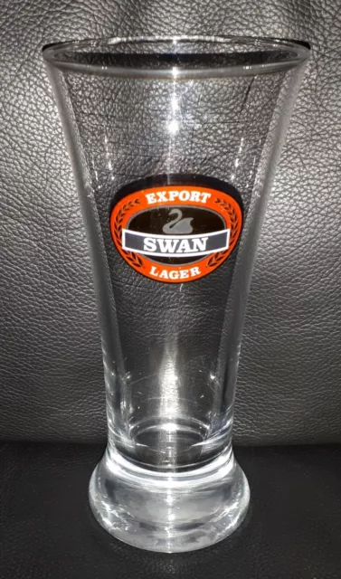 Rare Collectable Swan Premium Export Lager 285Ml Beer Glass Used Condition