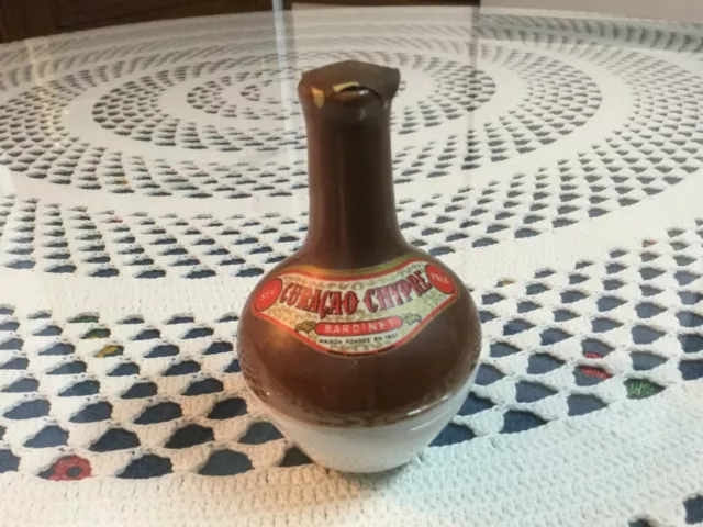 Antiguo Botellín De Curaçao Chypre - Bardinet