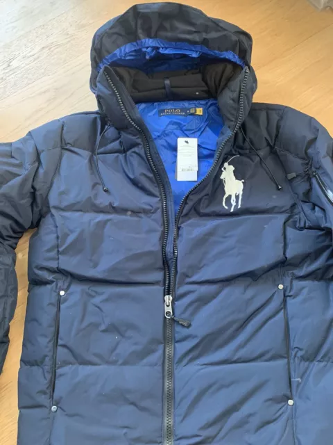 Polo Ralph Lauren Mens Big Pony Hooded Down Puffer Jacket FOR SALE
