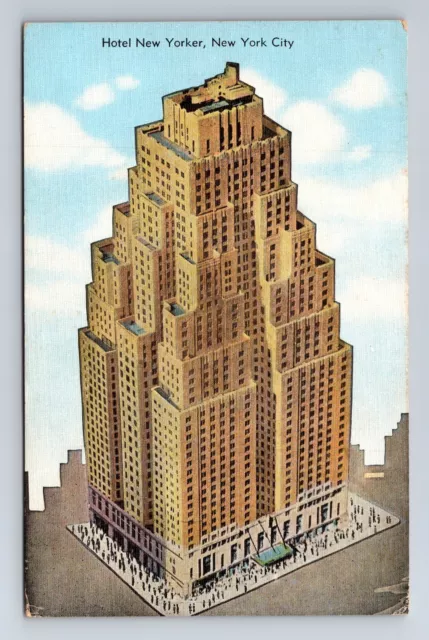 NEW YORK CITY NY-Hotel New Yorker, Advertisement, Antique, Vintage ...