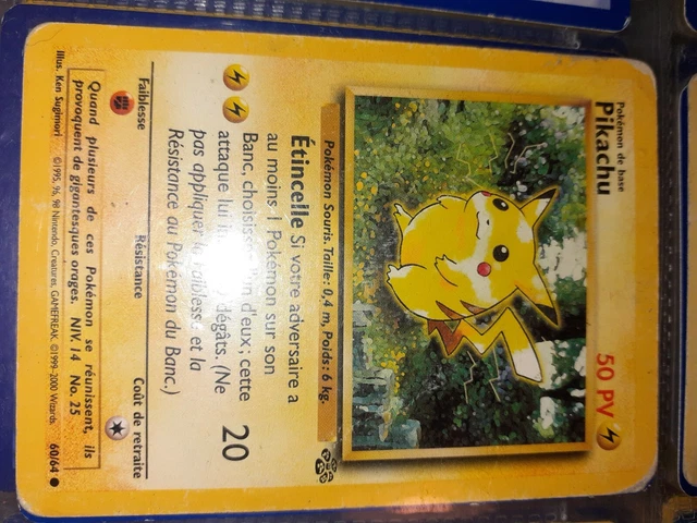 Pokemon Puzzle Pokemon TCG - Pikachu #60 Jungle Set Card, 1st Edition,  Common Rarity, Lightning Type Pokemon Battle Deck