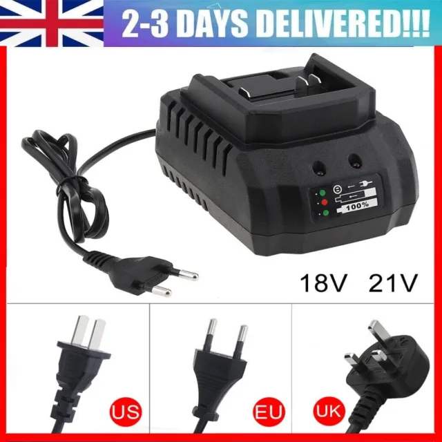 18V Lithium-Ion (Li-Ion) Battery Rechargerble, Charger, for Cordless Power Tool