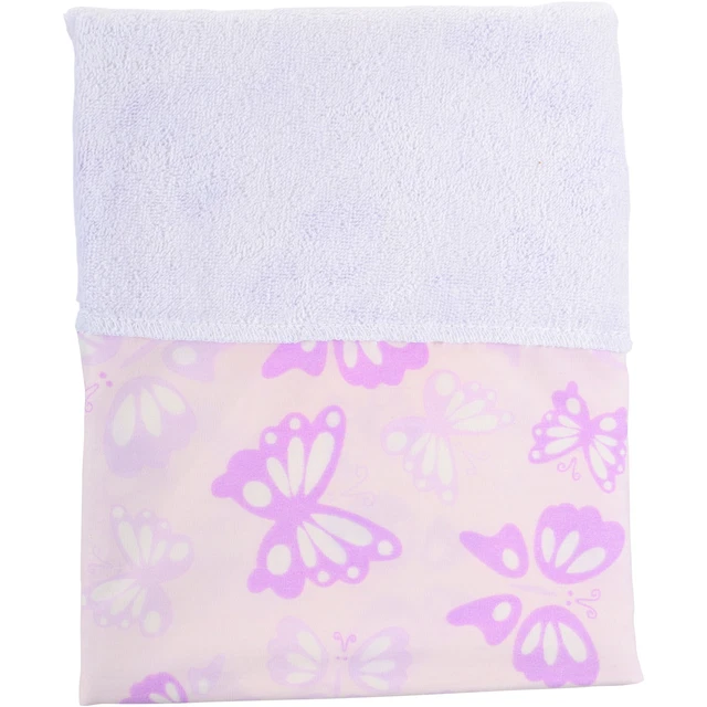 Kushies, Ben & Noa, Percale Changing Pad Cover, Pink