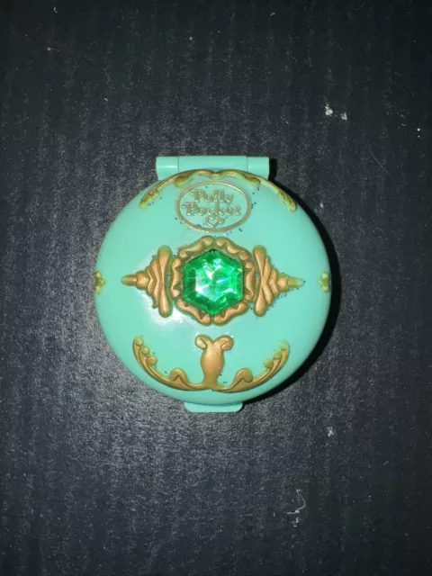 Vintage 1992 Bluebird Toys Polly Pocket Jeweled Forest Compact Only