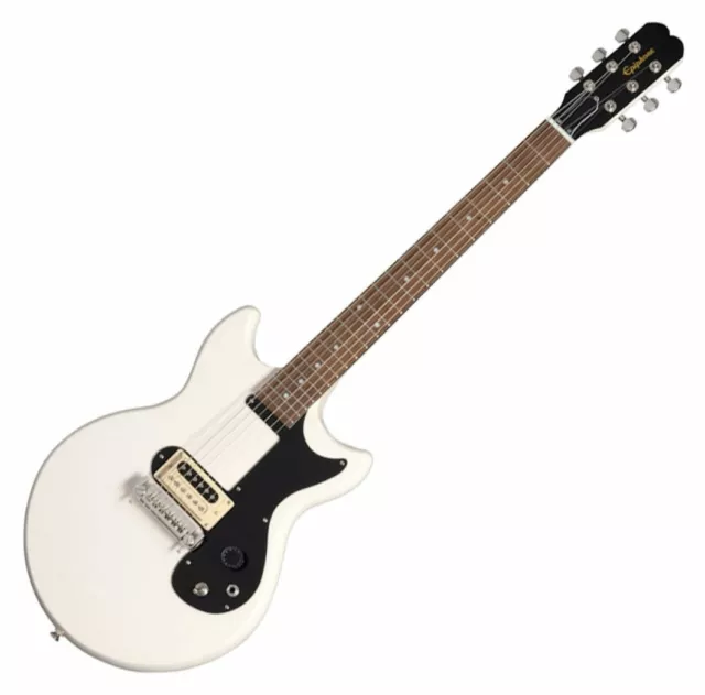 Olympic Special Aged Classic White Gloss Joan Jett E-Gitarre v Epiphone m Gigbag