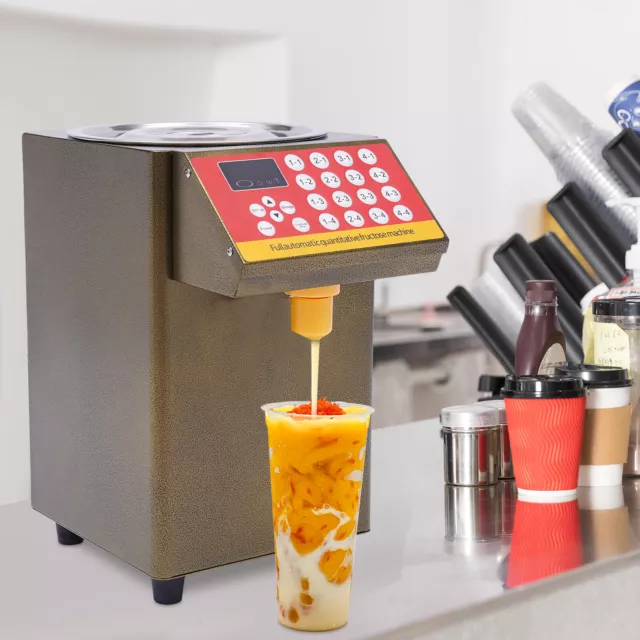 Automatic Fructose Dispenser 8000cc Quantitative Bubble Tea Equipment Machine US
