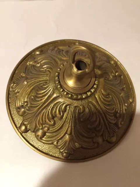 Antique Cast Brass Ceiling Canopy Die Cast High Quality All Metal.