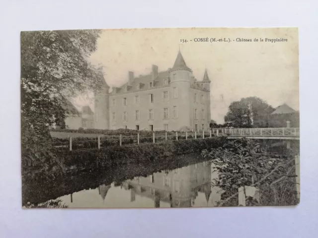 Carte Postale Ancienne 49 COSSÉ d'ANJOU Maine et Loire CHÂTEAU de la FRAPPINIÈRE