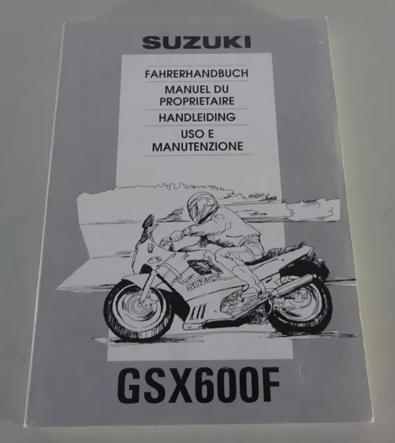 Mode D 'em Ploi / Manuel Suzuki GSX 600 F Support 06/1993